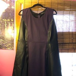 torrid black and purple dress